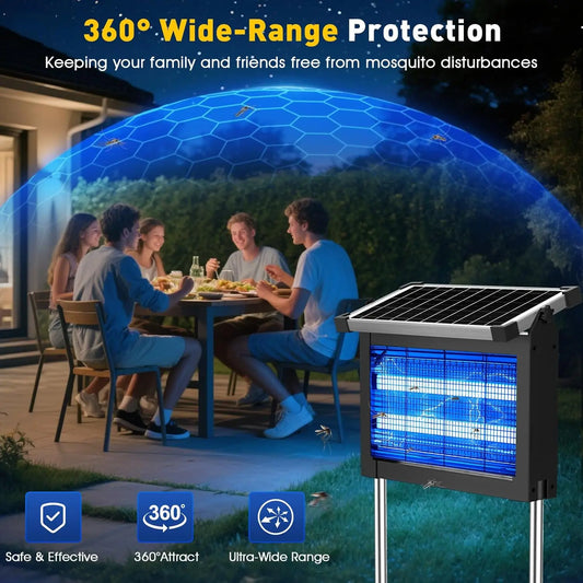 Solar Shield Outdoor Mosquito Zapper Pro